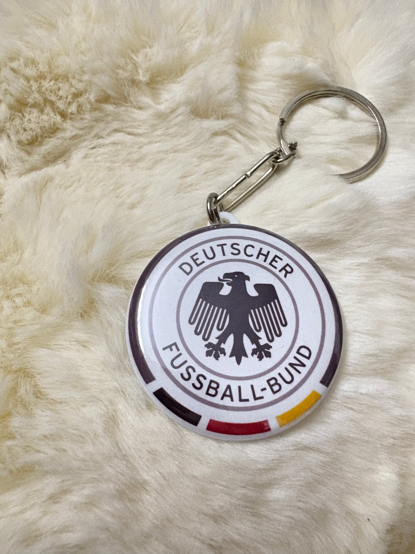 Germany Football Keychain – Classic Button (44mm)