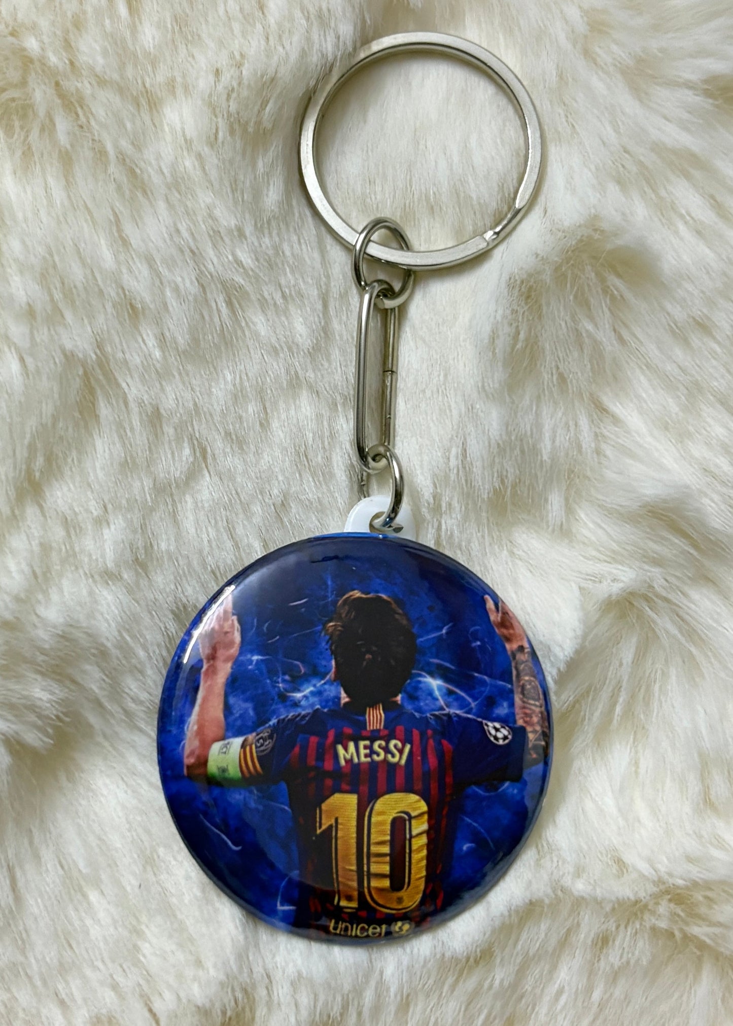 Messi (Barcelona) Keychain – Classic Button (44mm)