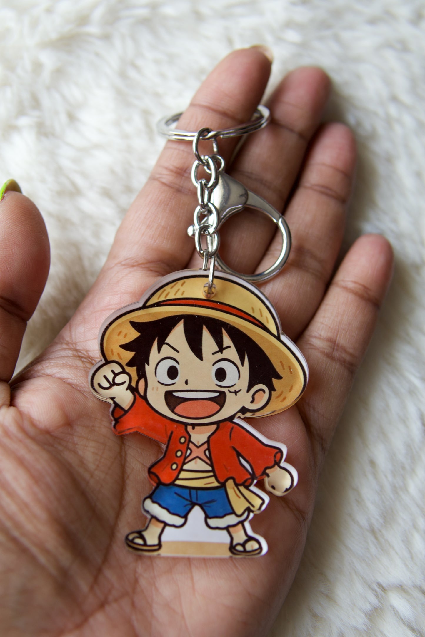 One Piece Luffy Chibi Premium Acrylic Keychain
