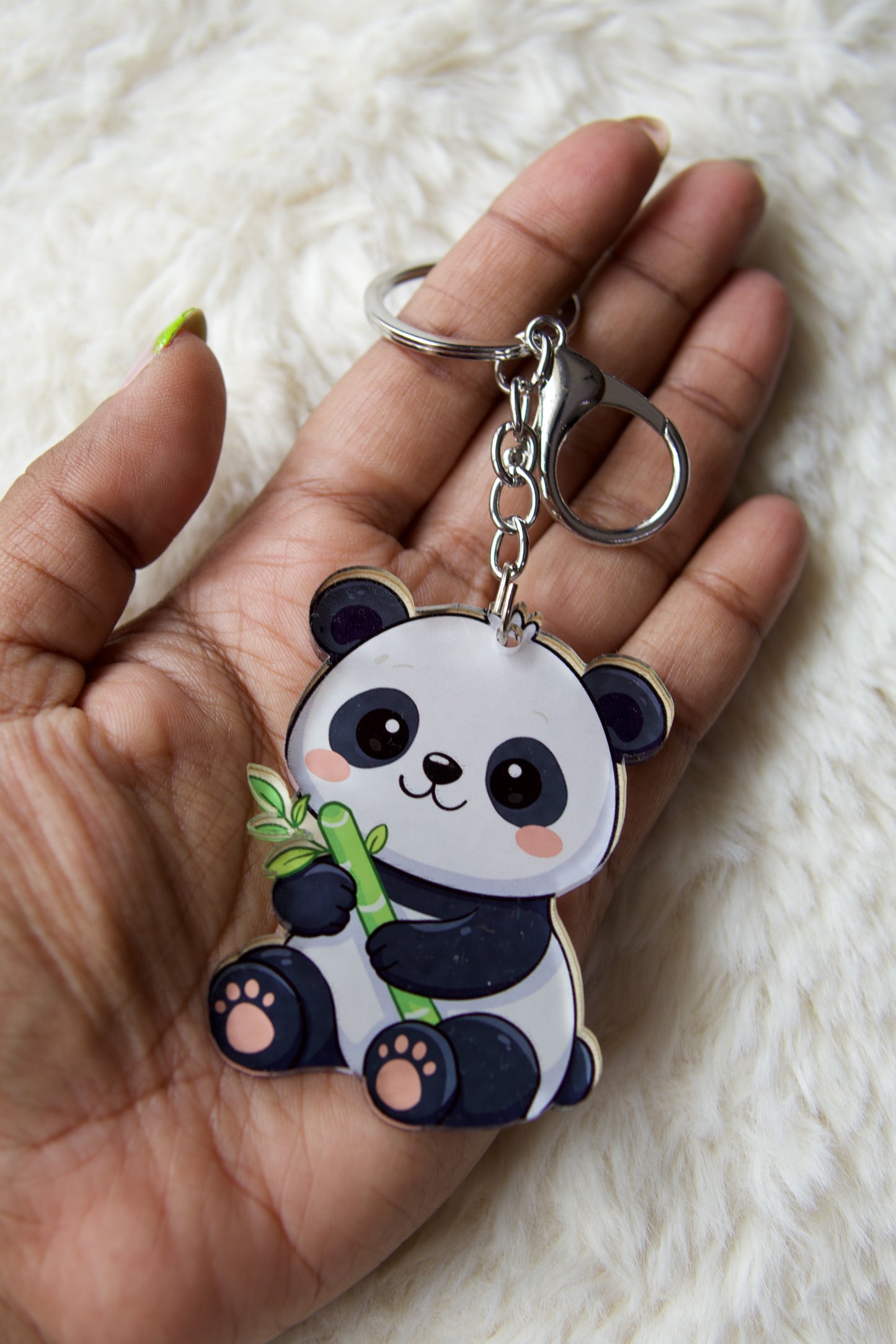 Panda Premium Acrylic Keychain