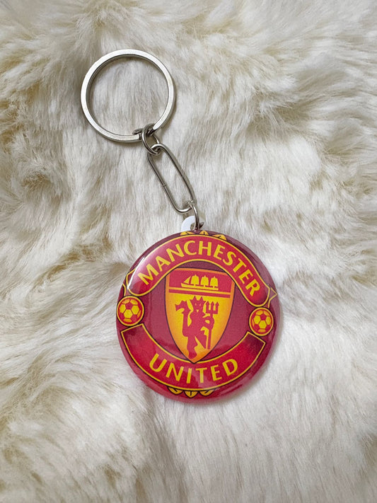 Manchester United Keychain – Classic Button (44mm)