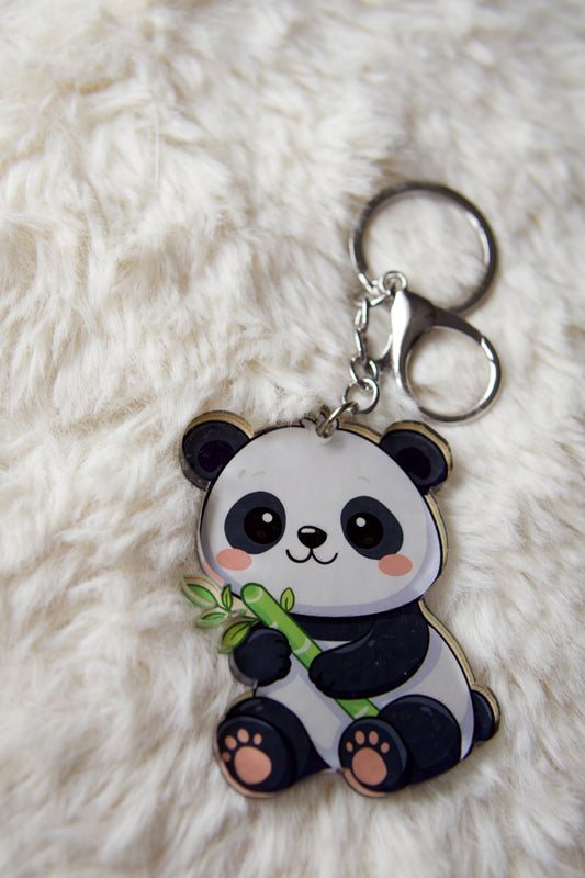 Panda Premium Acrylic Keychain