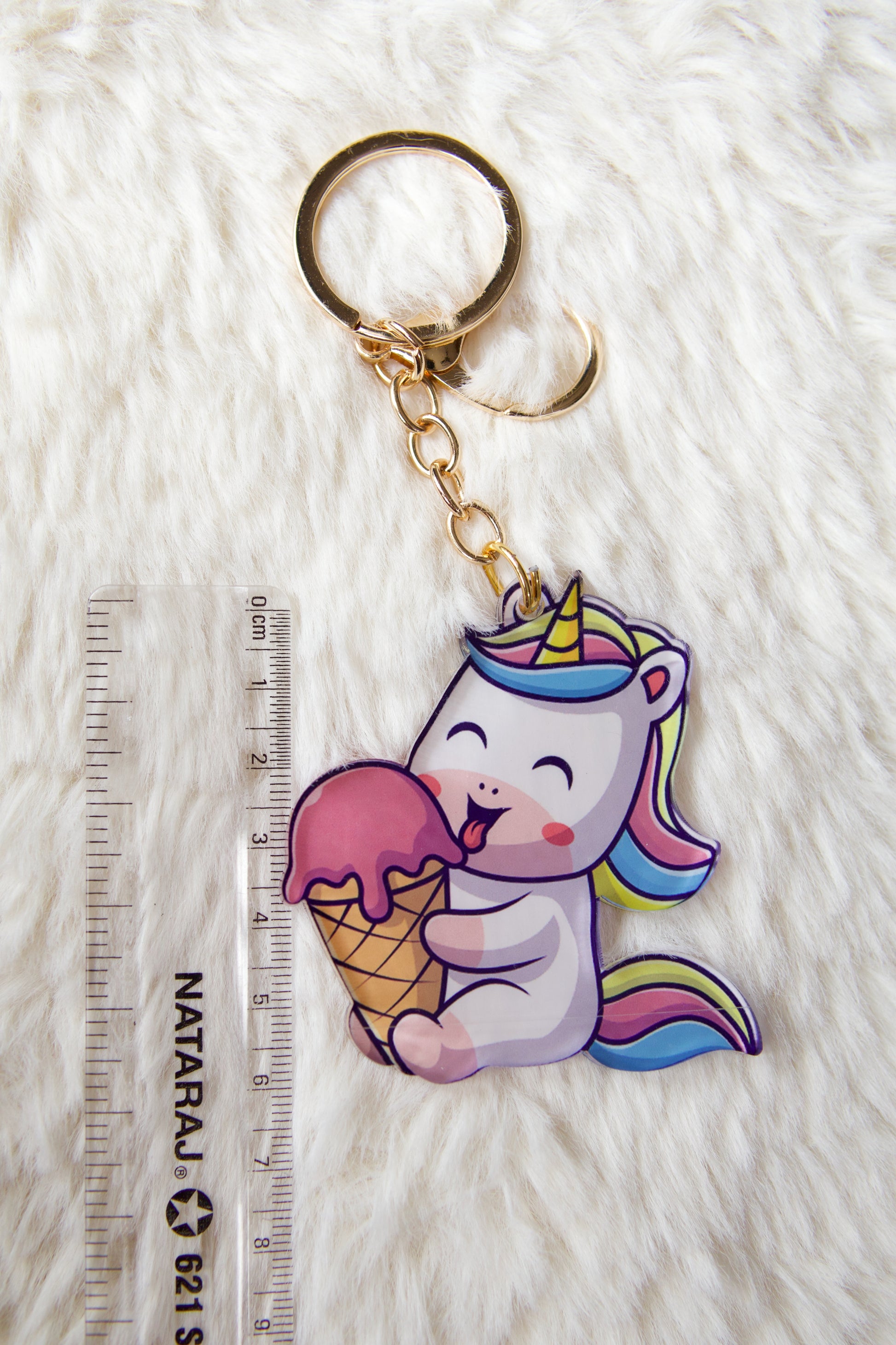 Unicorn Icecream Premium Acrylic Keychain